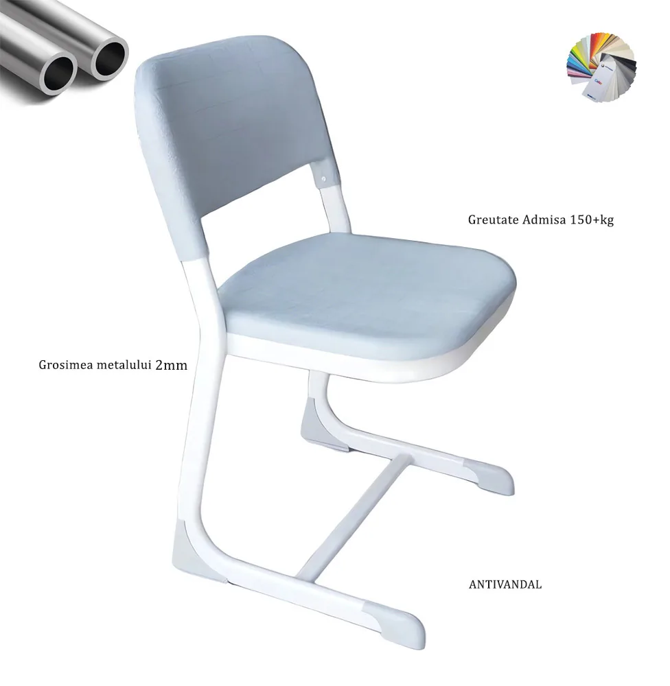 Scaun scolar Plastic Antivandal