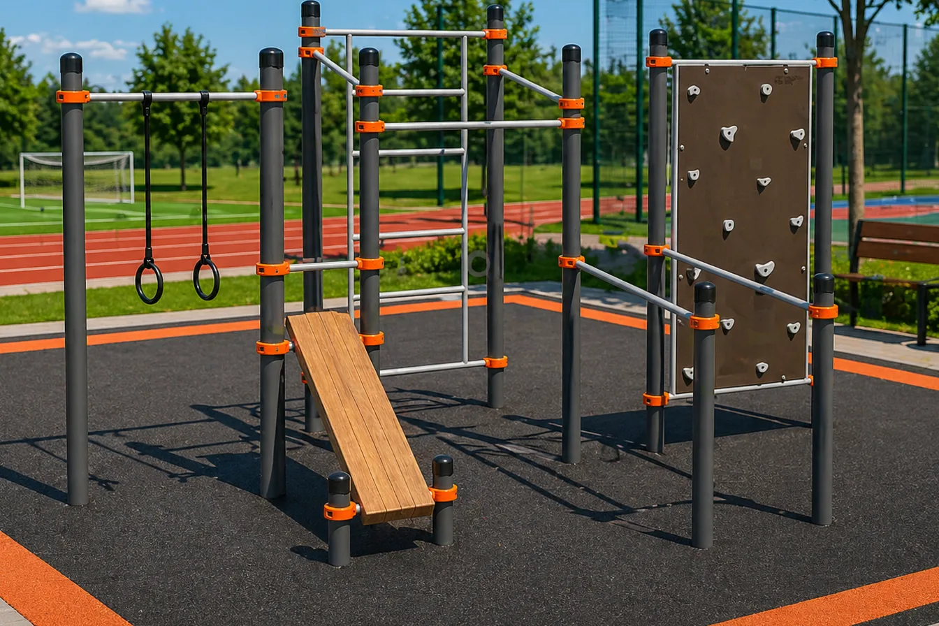 Teren sportiv exterior tip Street Workout complet 0112