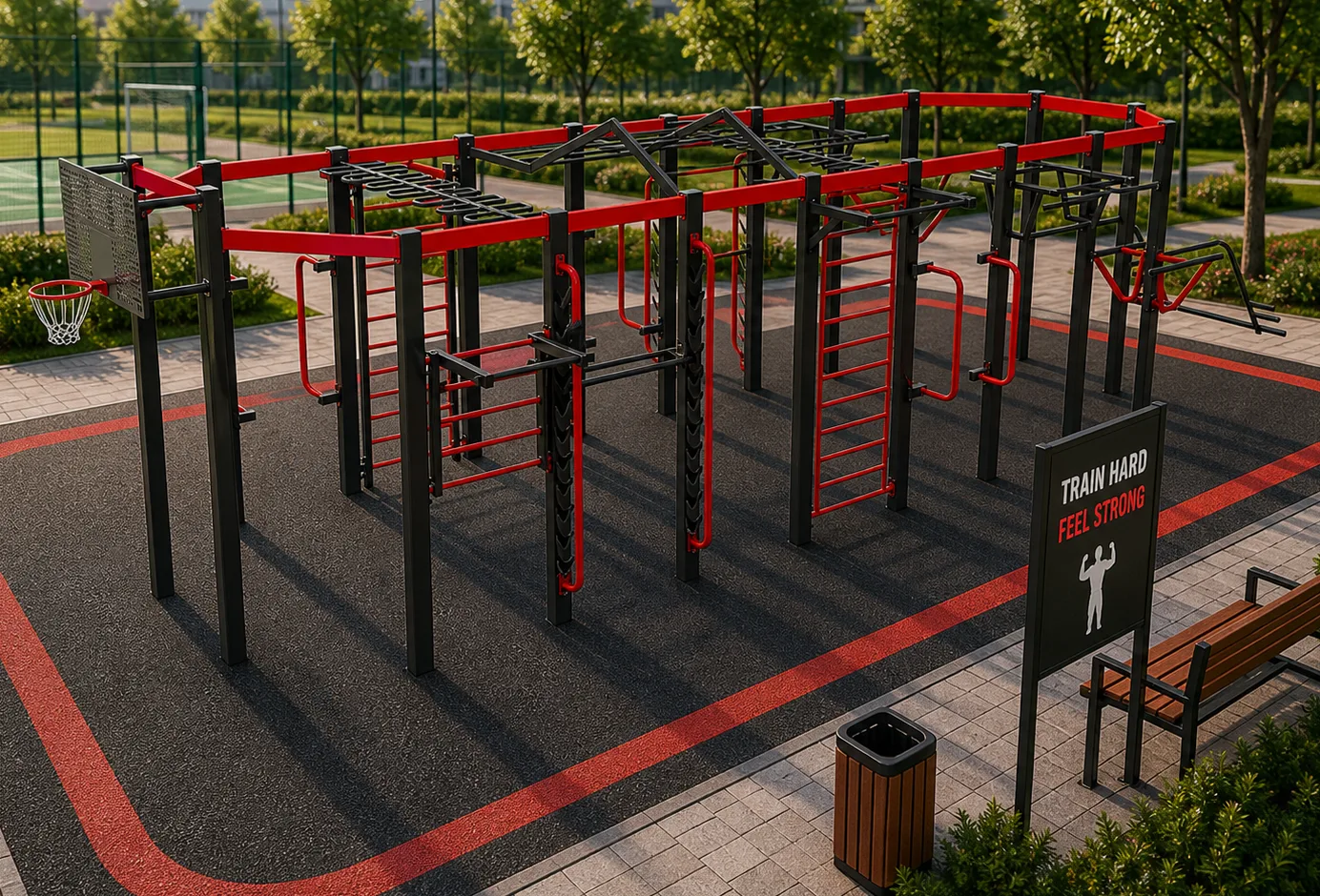 Teren Sportiv Urban Fitness Pro 0107