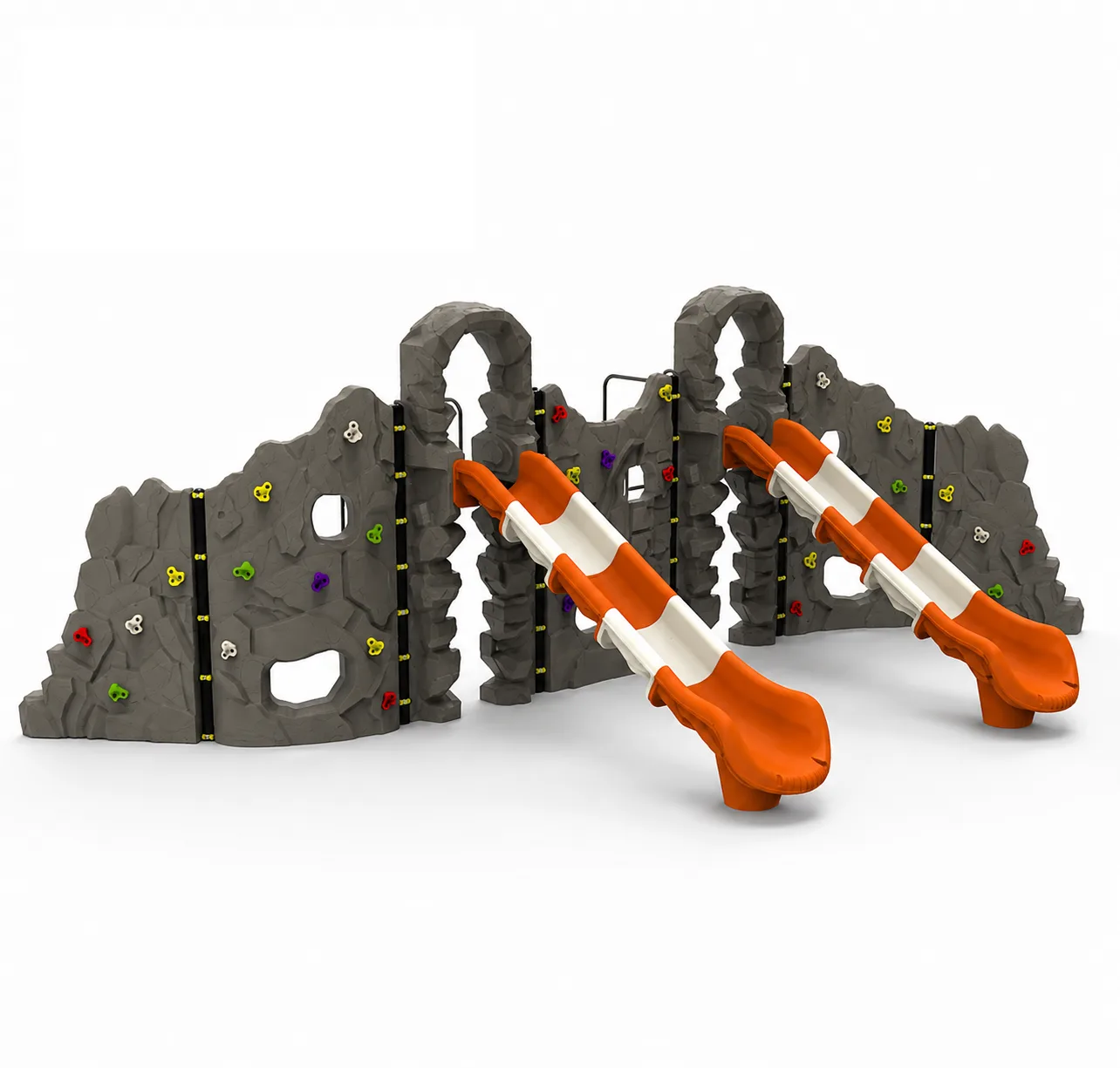 Perete de escalada cu tobogane AE- 8877