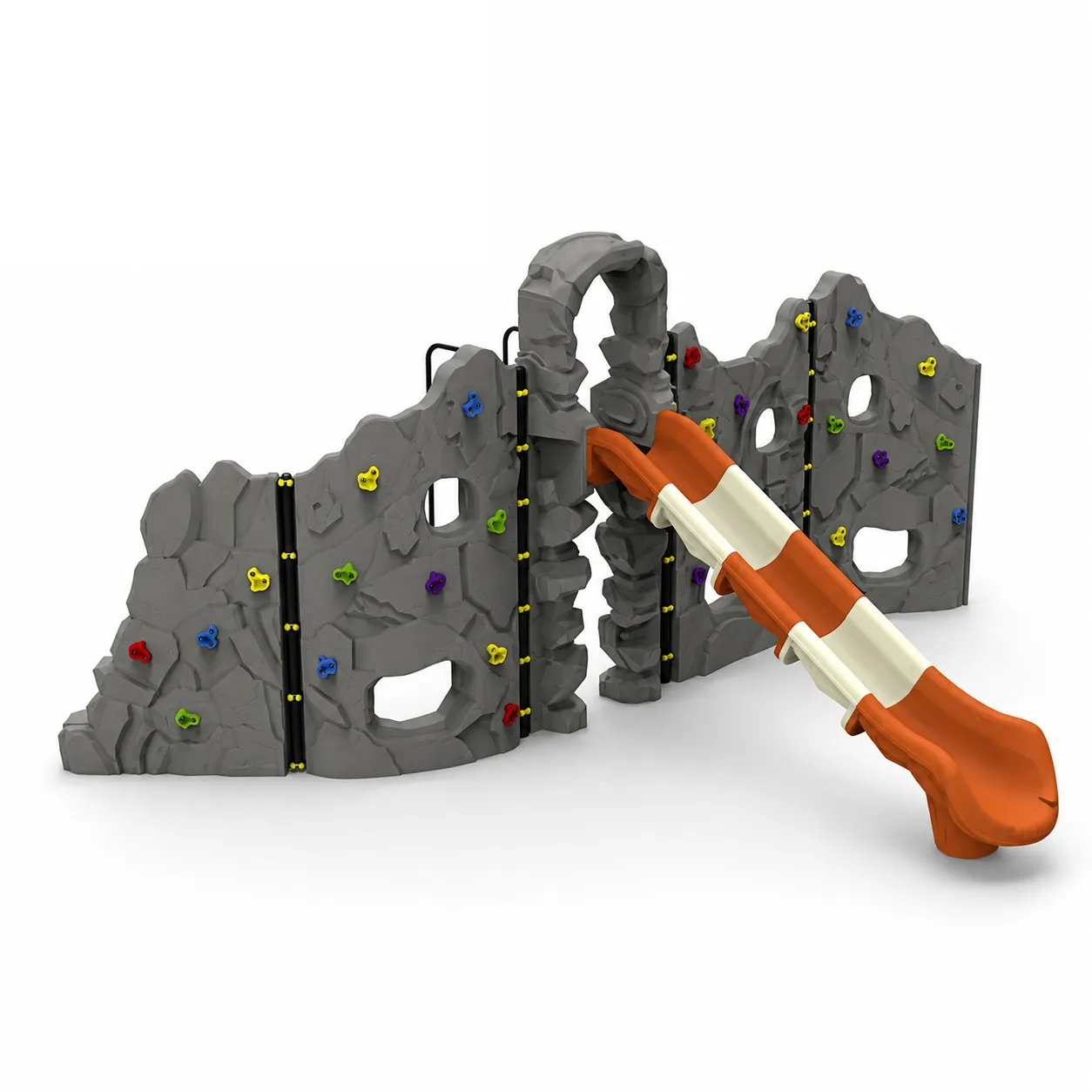 Perete de escalada cu tobogane AE-8876